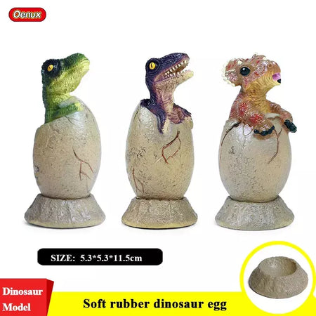 Oenux novo jurássico macio pvc dinossauro modelo figuras de ação brinquedo maiasaura dinossauro mundo parque filhote animal brinquedo educativo presente do miúdo