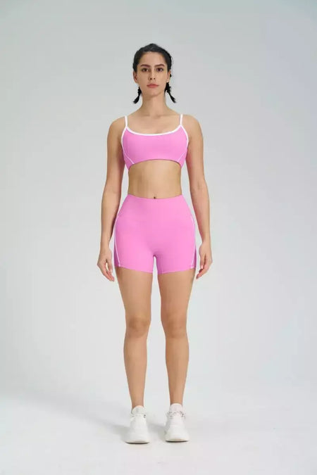 Terno de Yoga Patchwork de duas peças para mulheres, cintura alta Flare Leggings, roupas de treino Fitness Sportswear agasalho