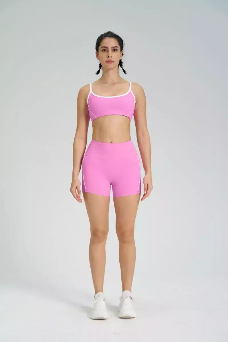 Terno de Yoga Patchwork de duas peças para mulheres, cintura alta Flare Leggings, roupas de treino Fitness Sportswear agasalho