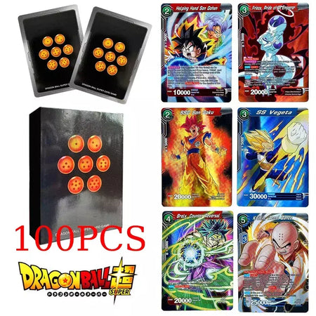 Cartão brilhante Dragon Ball Super Saiyan Goku 2025 - Série de autógrafos assinados Son Goku, cartão comercial colecionável clássico para adultos