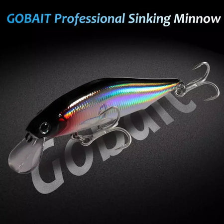 Afundando minow 5g 7g 10g 14g isca de pesca sistema equilíbrio gravidade impulso elenco isca profunda manivela wobbler gancho pesca engrenagem jerkbait