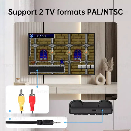 Gb300 portátil jogador de jogo portátil tela de 3.0 polegadas tv console de videogame saída av console de jogo retro embutido 8g 6000 + jogos