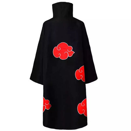 Naruto uchiha itachi cosplay trajes anime longo manto casaco robe trincheira ninja halloween carnaval festa grupo roupas capa presentes