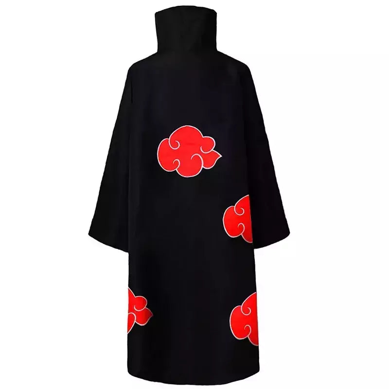 Naruto uchiha itachi cosplay trajes anime longo manto casaco robe trincheira ninja halloween carnaval festa grupo roupas capa presentes