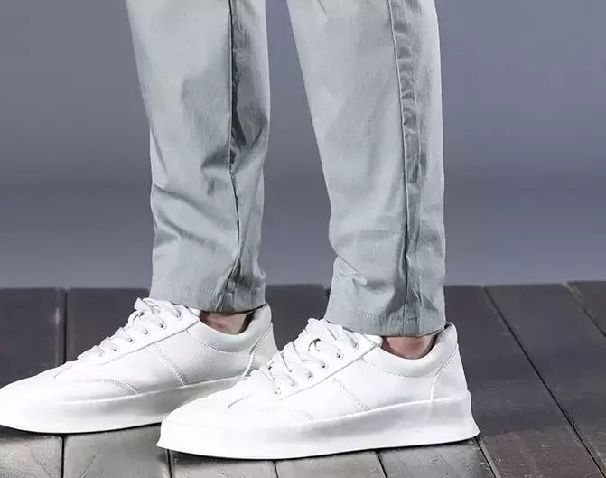 Calça reta masculina de alfaiataria social, calça masculina de algodão, para cima fina e casual, calça empresarial chinesa, clássica, para cima, verão