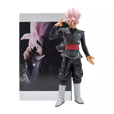 Anime dragon ball z majin vegeta figura brinquedos manga goku preto zamasu super saiyan estatuetas de ação pvc coleção modelo bonecas