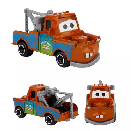 6-7 pçs disney pixar carro 3 2 1 relâmpago mcqueen caminhão mack jackson tempestade diecast metal carro de corrida dinoco racer brinquedo conjunto menino presente