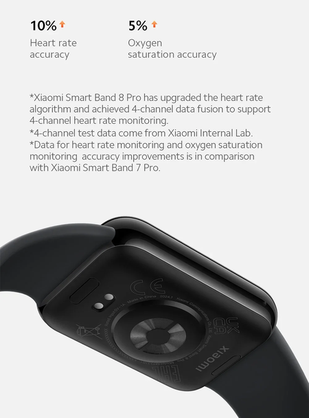 Versão global xiaomi mi band 8 pro pulseira inteligente 5atm à prova dwaterproof água 150 modos esportivos 1.74 "tela amoled gps oxigênio no sangue