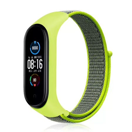 Correia de nylon para Xiaomi Mi Band, pulseira esportiva confortável, pulseira para Mi Band 7, 6, 5, 4, 3
