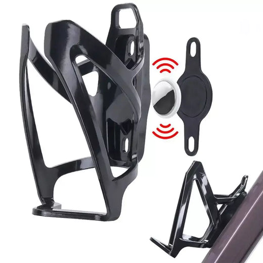 Para apple localizador de bicicleta chaleira suporte montagem de bicicleta de estrada garrafa gaiola anti-perdido caso de localização gps para airtag