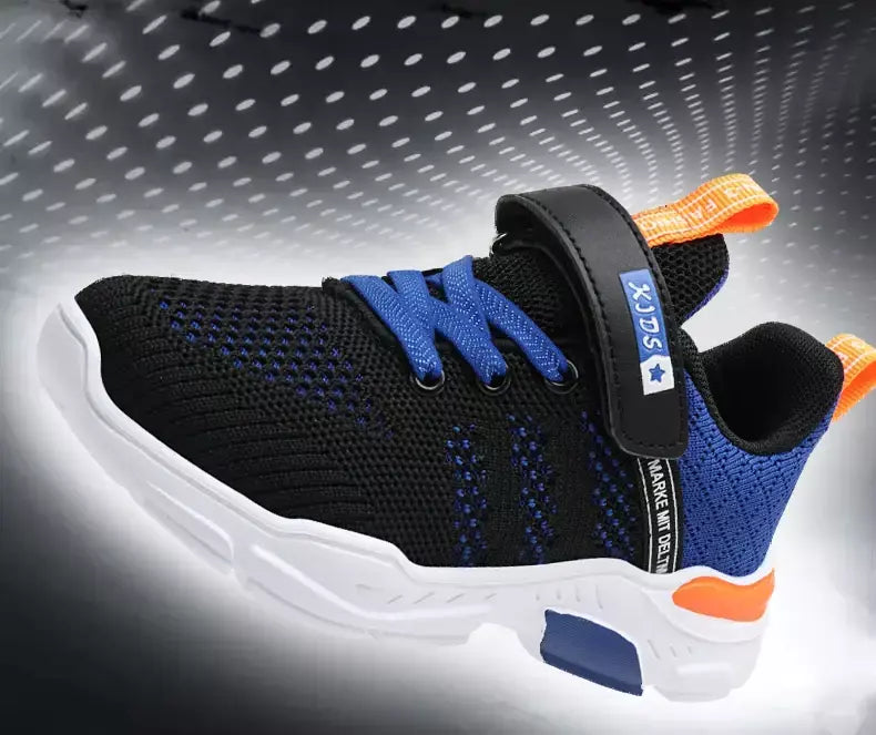 Crianças sapatos antiderrapantes respirável malha sapatos da criança conforto tênis de corrida marca meninas meninos sapatos casuais crianças moda tênis