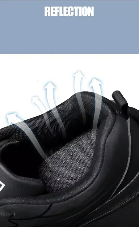 Novos homens tênis de corrida inverno quente masculino tênis antiderrapante respirável sapatos de caminhada rendas até sapatos casuais macios leves