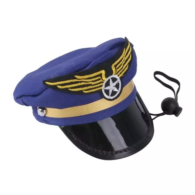 Chapéu engraçado para gatos Capitão Capitão Pirata Dress Fantas Fantas Capéu Pet Christmas Cosplay Capinho quente Cães