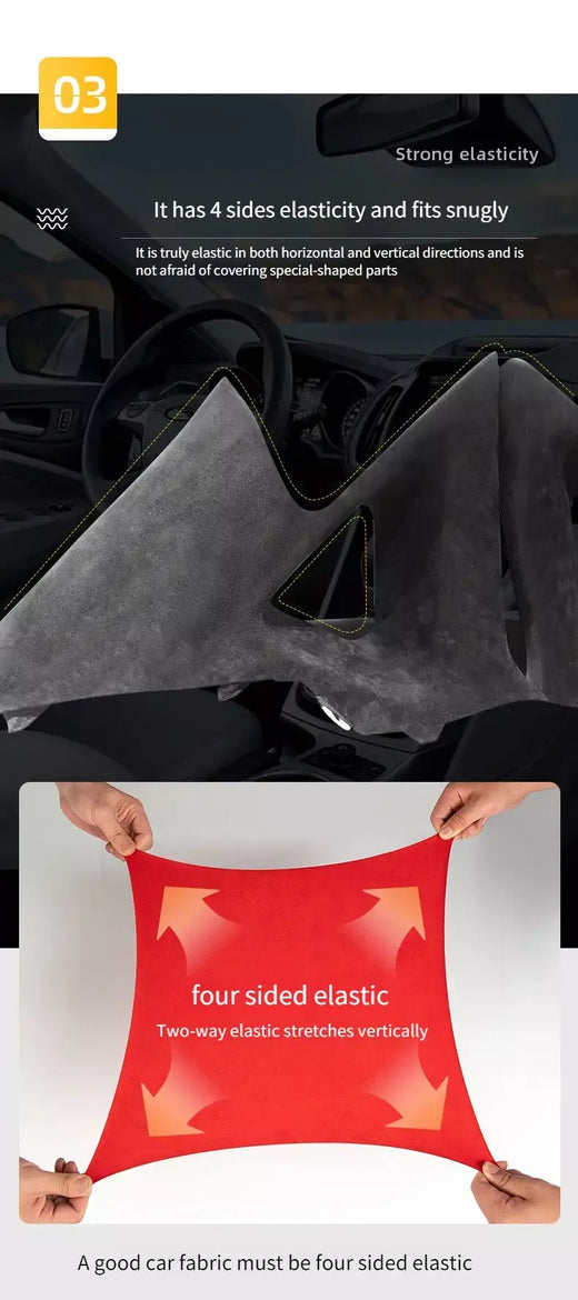 Tecido de camurça autoadesivo elástico de 4 lados pelo metro para modificação interior do carro estofamento contador costura pano wearable