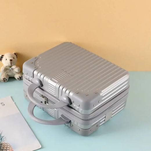 Mini bolsa de maquiagem leve, mala de viagem de grande capacidade, 14 ", novo, na moda, 2021