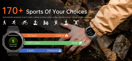 Xiaomi para original t-rex 3 2025 militar gps smartwatc bússola embutida altímetro 10atm à prova dwaterproof água esportes smartwatch das mulheres dos homens