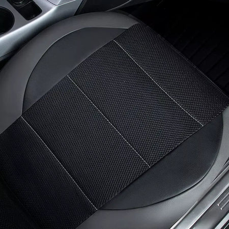 9 peças/set capa de assento de carro couro respirável tecido universal couro do plutônio almofada do assento dianteiro e traseiro assento completo proteger