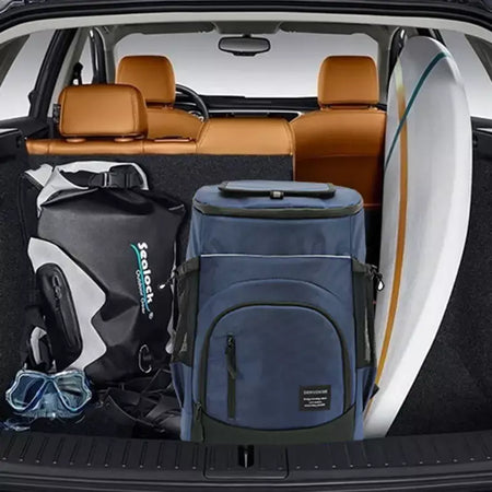 Mochila Refrigerador Isolado Macio, 30L, Saco Térmico, Refrigerador Térmico, Viagem, Exterior, Praia, Cerveja, Geladeira