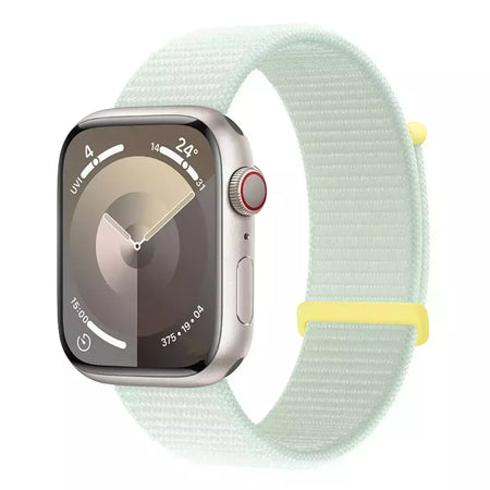 Pulseira de Nylon Respirável para Apple Watch, Alça de Substituição, Ultra 2 1, 49mm, Série 9, 8, 7, 6, 5, 4, 3, SE, 44mm, 45mm, 41 milímetros, 44 milímetros