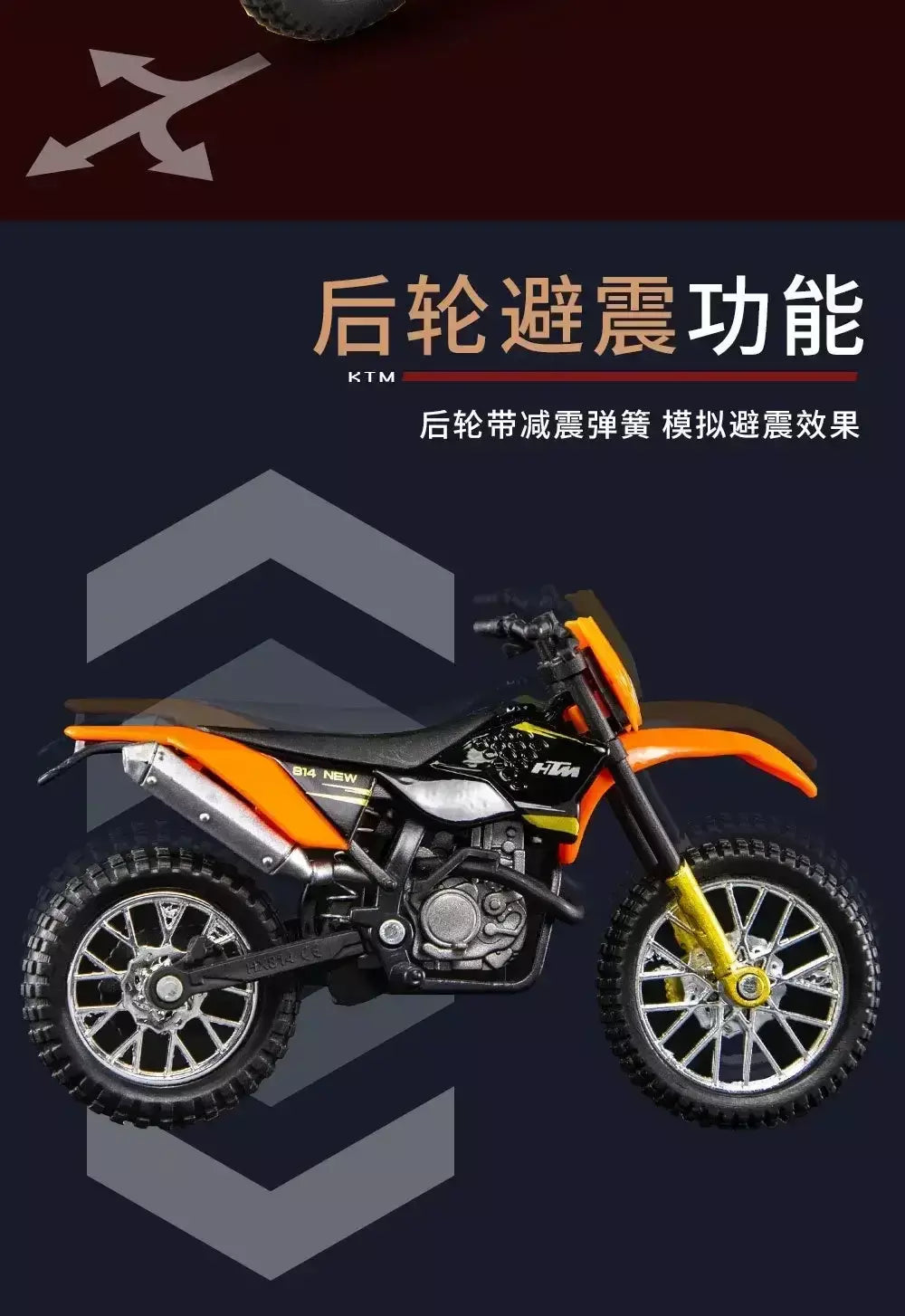 450 SX-F liga modelo de motocicleta 1:18 diecasts portátil corrida dedo motobike simulação coleção brinquedos para crianças
