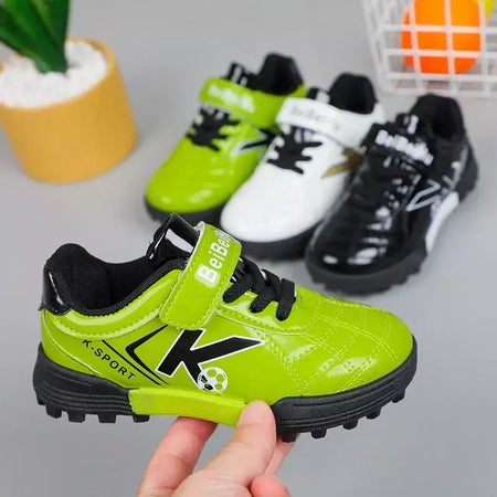 Chuteiras de futebol para crianças 2024 novas crianças chuteiras de futebol moda sapatos de futebol de solo firme