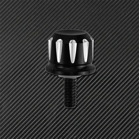 Universal motocicleta traseiro fender assento parafuso porca guia kit de montagem botão capa para harley dyna sportster xl touring flhr softail