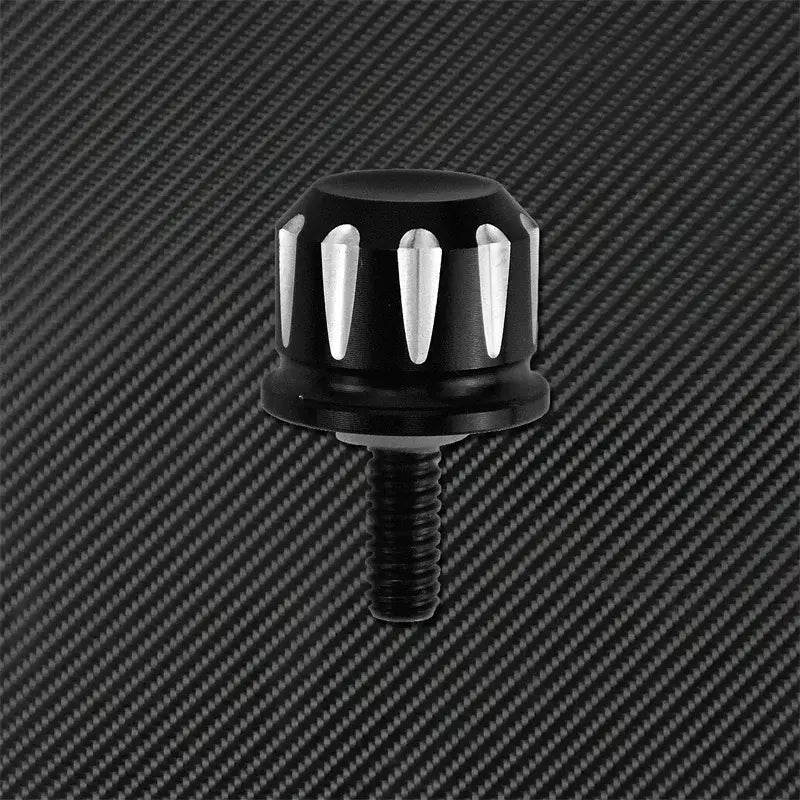 Universal motocicleta traseiro fender assento parafuso porca guia kit de montagem botão capa para harley dyna sportster xl touring flhr softail