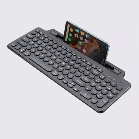 Teclado bluetooth duplo tri-modo bt5.0 3.0 2.4g teclado sem fio com touchpad teclado para jogos com slot para cartão para laptop tablet