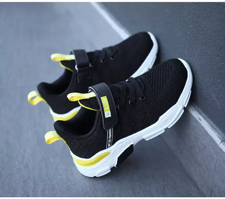 Crianças sapatos antiderrapantes respirável malha sapatos da criança conforto tênis de corrida marca meninas meninos sapatos casuais crianças moda tênis