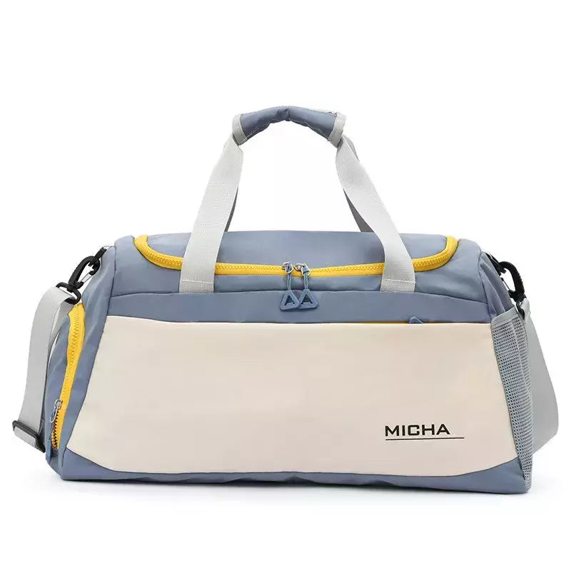 Bolsa de viagem portátil de grande capacidade, leve e curta distância Duffle, mensageiro de armazenamento, bolsa de ginástica esportiva, elegante, 2024