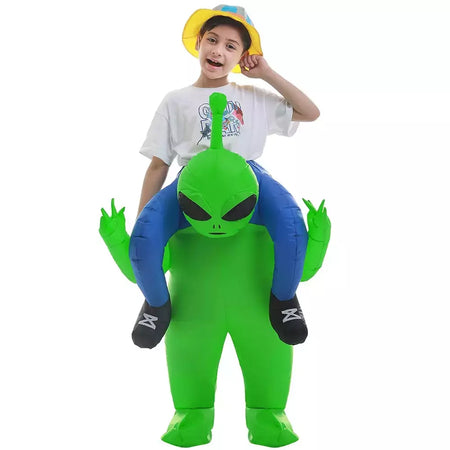 Adulto et alienígena traje inflável engraçado ternos extravagantes vestido morte fantasma purim halloween carnaval anime festa cosplay trajes