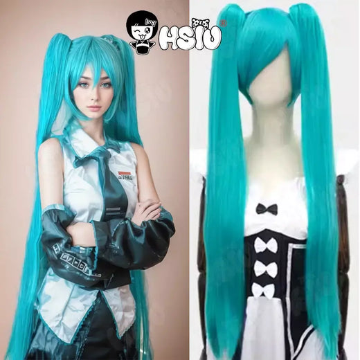 Hsiu 80cm longo staight rabo de cavalo clipe peruca cosplay fibra de alta temperatura perucas sintéticas anime festa rabo de cavalo perucas 14 cores