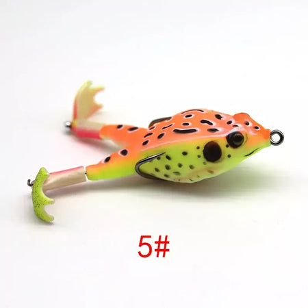 Topwater sapo isca baixo truta iscas de pesca kit conjunto realista prop sapo macio swimbait flutuante com ganchos malhas