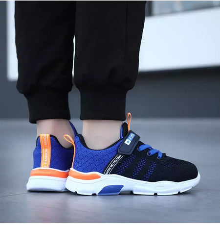 Crianças sapatos antiderrapantes respirável malha sapatos da criança conforto tênis de corrida marca meninas meninos sapatos casuais crianças moda tênis
