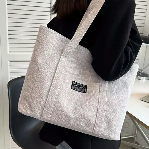 Bolsa de lona de grande capacidade sacola de trabalhadores de escritório pendulares, uma bolsa de ombro, nova, 2020, Ins