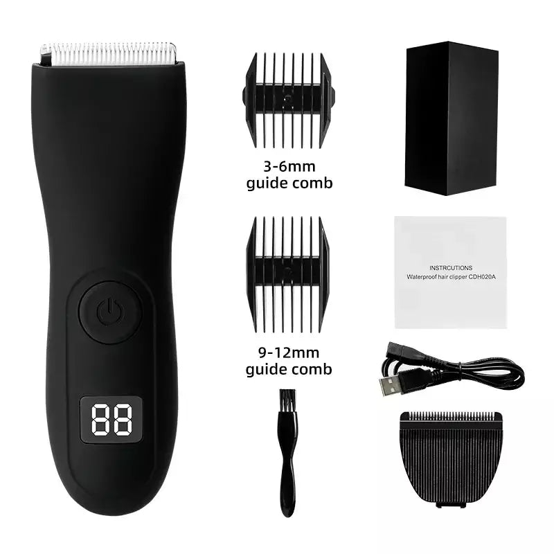 Mens Body Hair Trimmer para homens Bolas Mulheres Lady Shaver Depilação Bikini Trimmer Virilha Body Shaver Groomer Arm Beard Razor