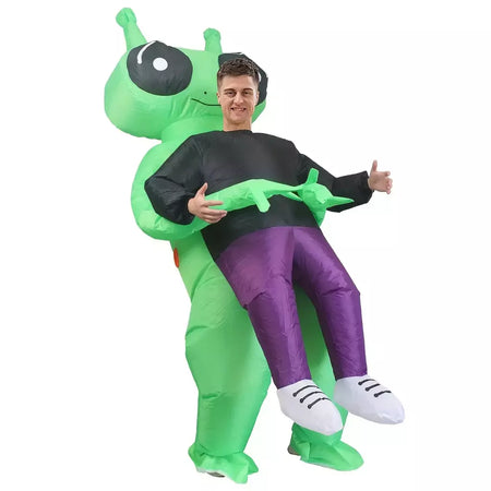 Adulto et alienígena traje inflável engraçado ternos extravagantes vestido morte fantasma purim halloween carnaval anime festa cosplay trajes