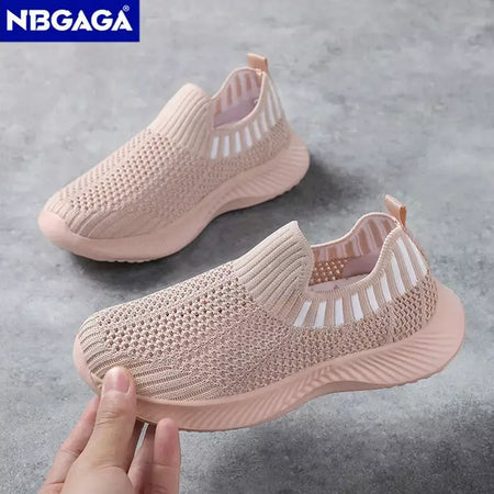 Crianças meninos sapatos casuais leves sola macia respirável crianças meninas esportes andando tênis antiderrapante