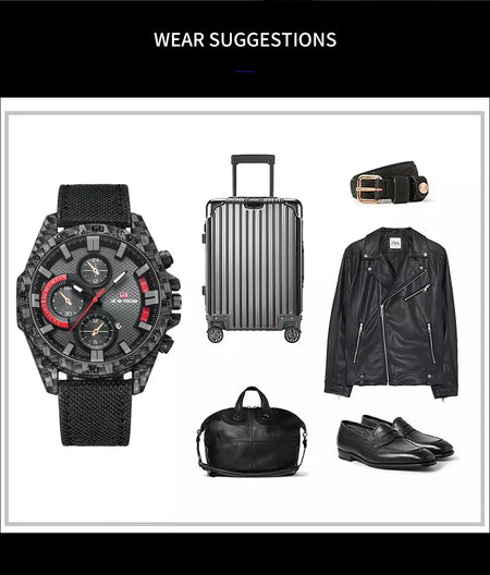 2023 nova marca famosa de luxo negócios esportes moda criativa couro quartzo calendário 3atm à prova dwaterproof água série piloto relógios masculinos