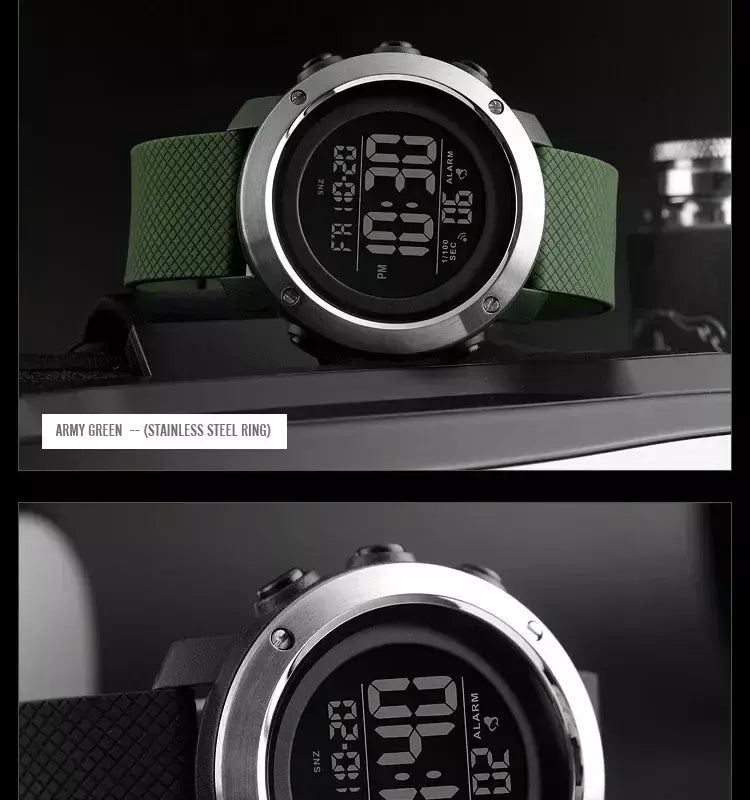 Skmei 1426 montre masculino despertador moda relógio digital relogio masculino esporte relógio masculino marca de luxo 5bar relógios à prova dwaterproof água