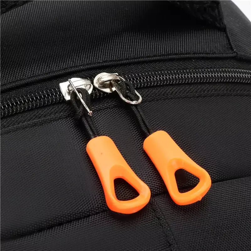 Mochila com zíper multicamadas, mochila de viagem de grande capacidade, mochila para homens e mulheres, mochila para computador de negócios, estudante b