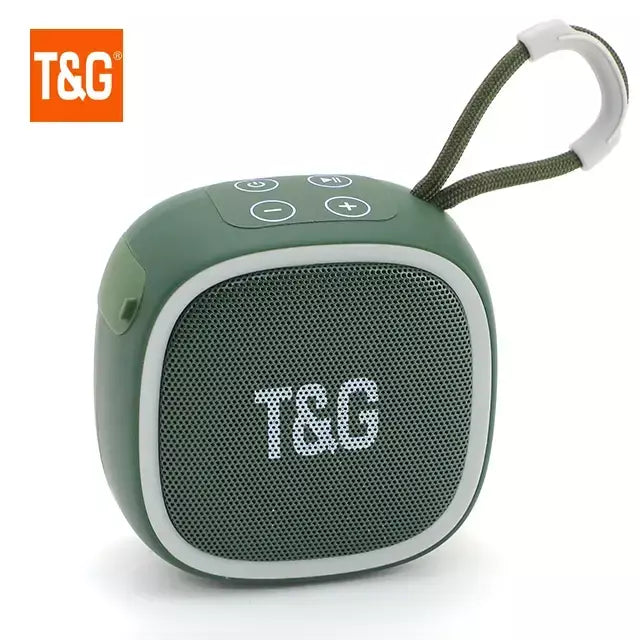 Alto-falante bluetooth tg659 mini alto-falantes portáteis sem fio poderosos tws bt 5.3 caixa de som alto-falante de alta fidelidade suporta cartão tf rádio