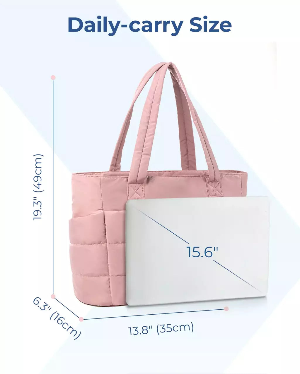BAGSMART-Sacola de grande capacidade para mulheres, bolsas de deslocamento, bolsa feminina, bolsa de ombro mensageiro, bolsos múltiplos, bolsa múmia