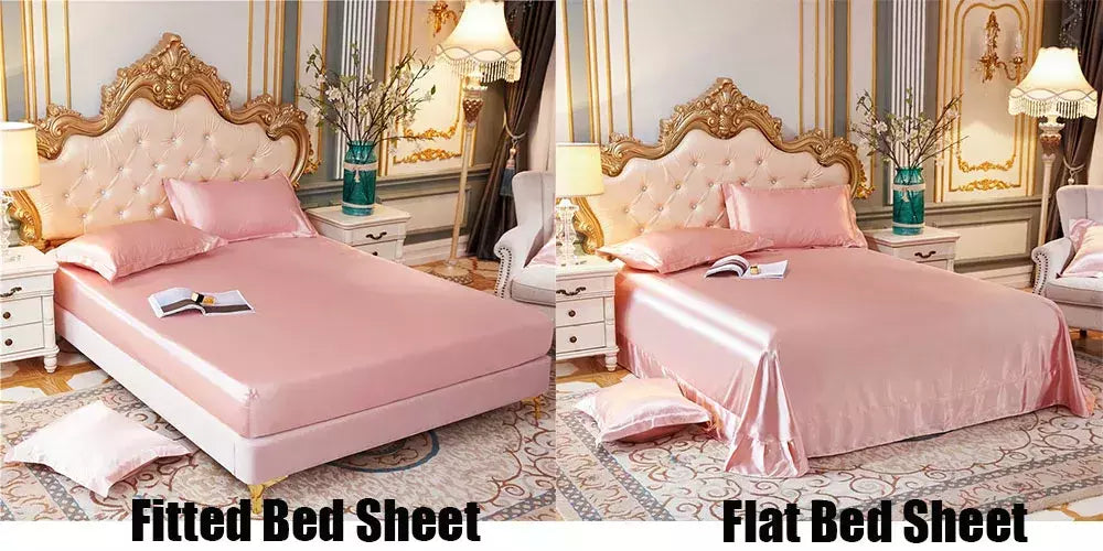 Luxo Satin Bedding Set Capa de edredão com fronha Estilo Europeu King Queen Size Confortável Bed Set Covers Folha de linho
