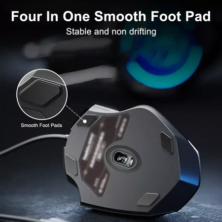 Rato de jogo com fio usb ratos mecânicos usb luz luminosa mouse óptico gamer ratos para computador portátil jogo