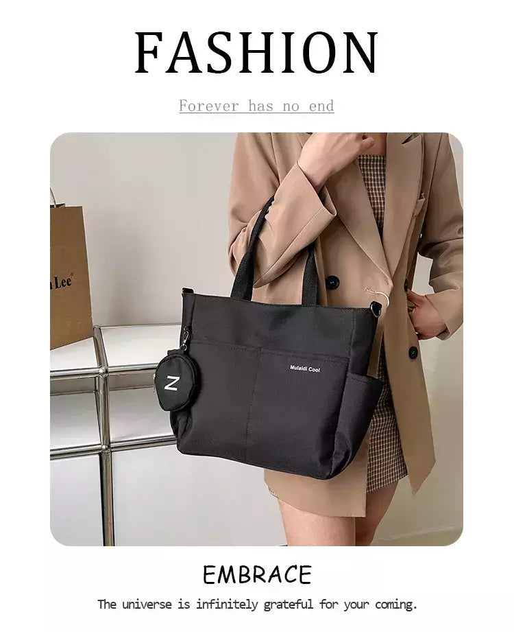 Bolsa de Ombro de Lona Japonesa para Mulheres, Crossbody Messenger Bag, Senhoras Bolsas de Mão, Bolsa Feminina, Senhoras, Tote, 2022