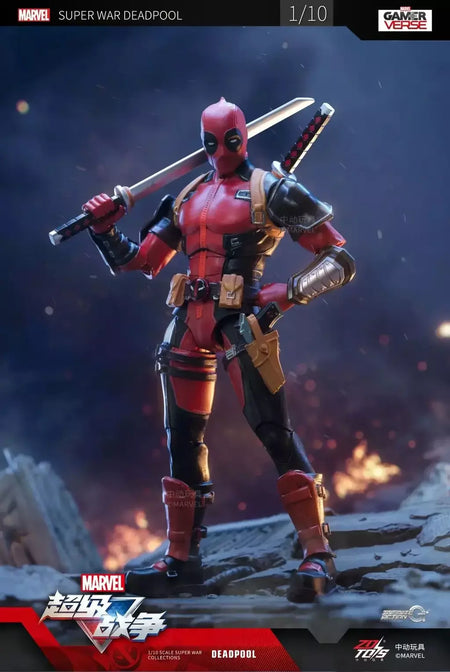 ZD Toys Deadpool & Wolverine Figuras de ação Deadpool Caixa Wolverine Coleção Figuras de ação para adultos Brinquedo infantil