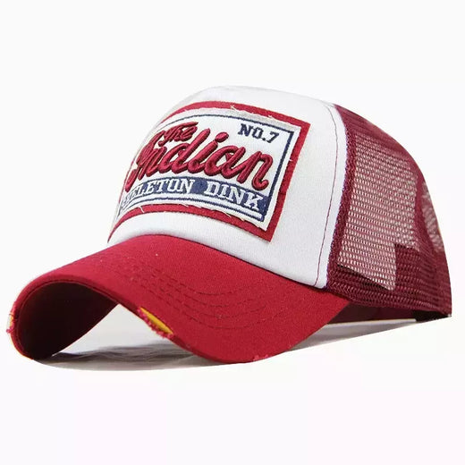 Unisex Breathable Mesh Baseball Cap, Carta Bordado, Hip Hop, Moda Verão, Homens, Mulheres