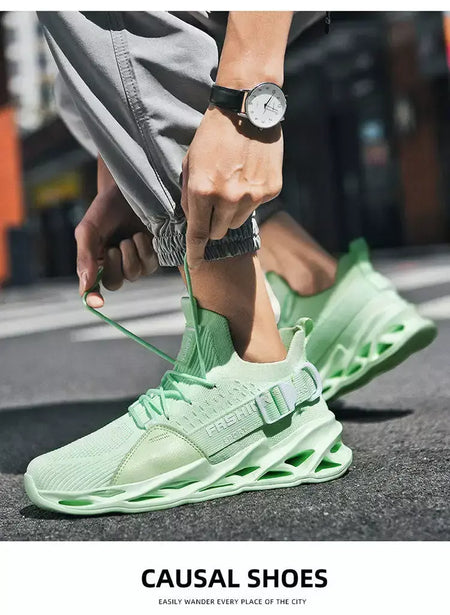 Venda quente moda roxo tênis casuais das mulheres dos homens lâmina tênis de corrida tamanho grande 48 luz respirável sapatos esportivos masculino malha tênis
