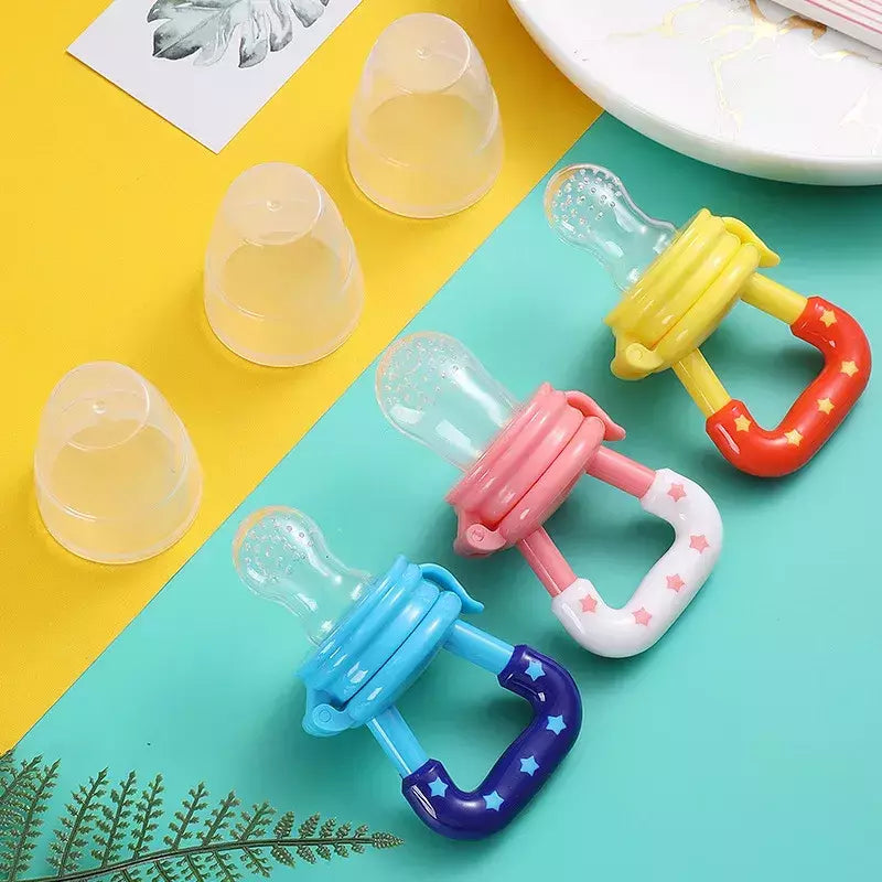Chupeta alimentador de frutas infantis Brinquedos de dentição Alimentador de alimentos frescos Mamilo de frutas Bolsas de silicone para crianças pequenas, crianças, menino, menina